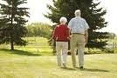 Senior Couple on Golf Course
