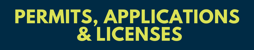 Permits Applications Licenses